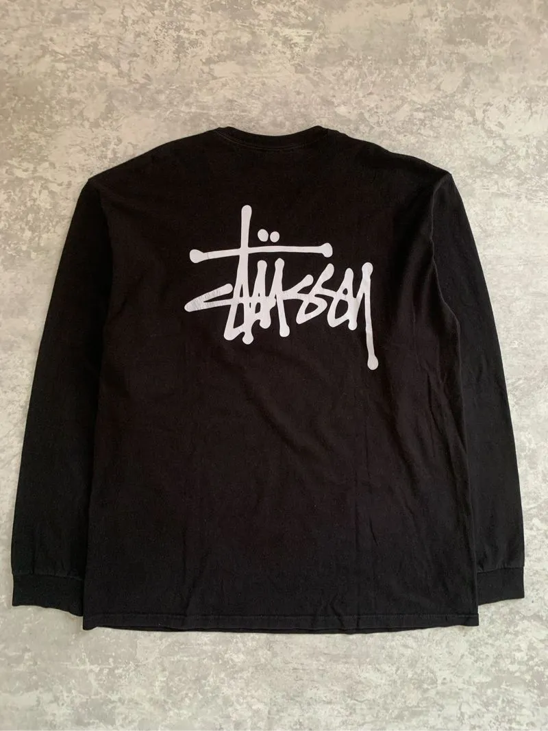 LONGSLEEVE STUSSY BASIC BLACK photo 1