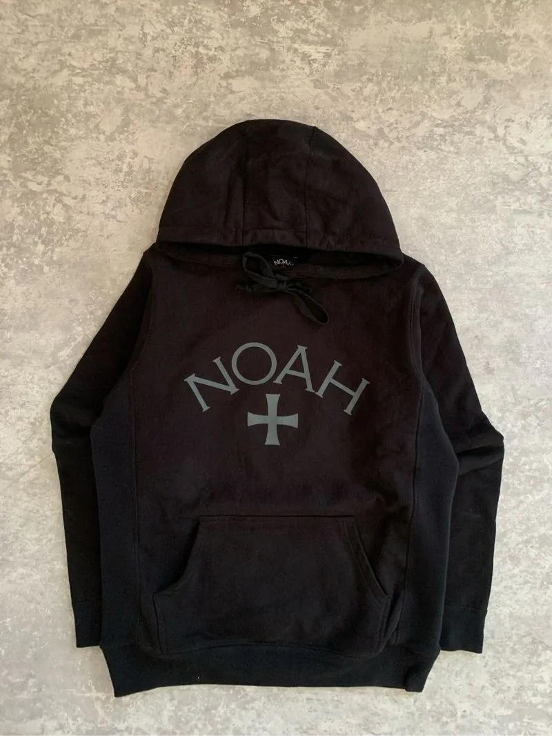 NOAH CORE LOGO BLACK HOODIE photo 1