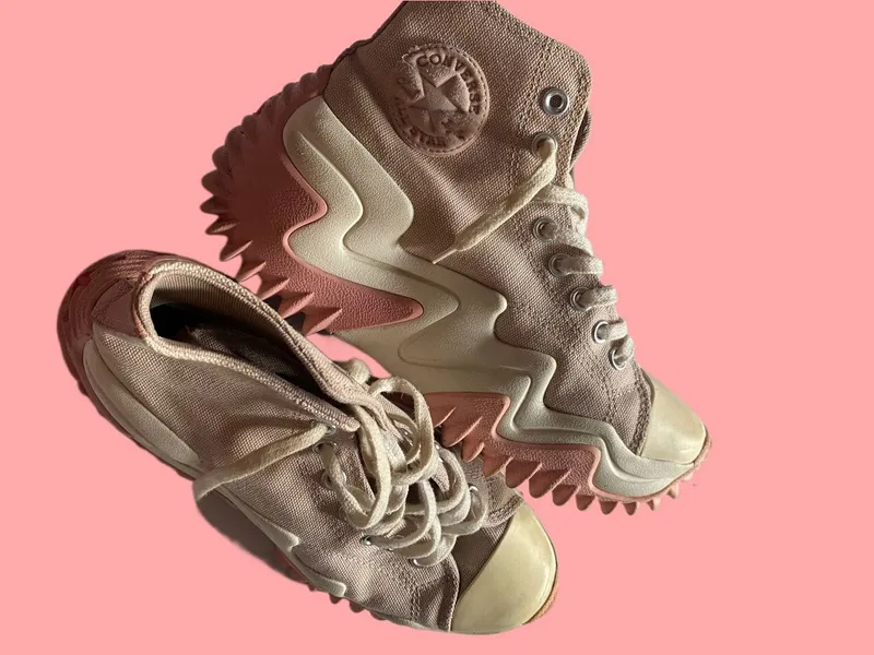 Converse Vintage Y2K Sneakers Wanita pink photo 1
