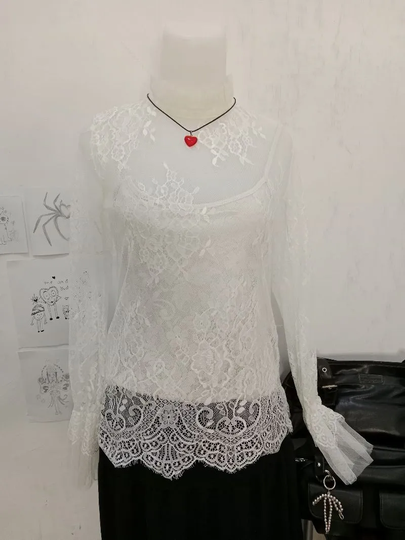 white lace fairy blouse  photo 1