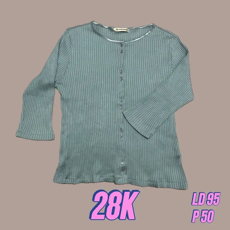 Casual Cardigan Wanita blue photo 1