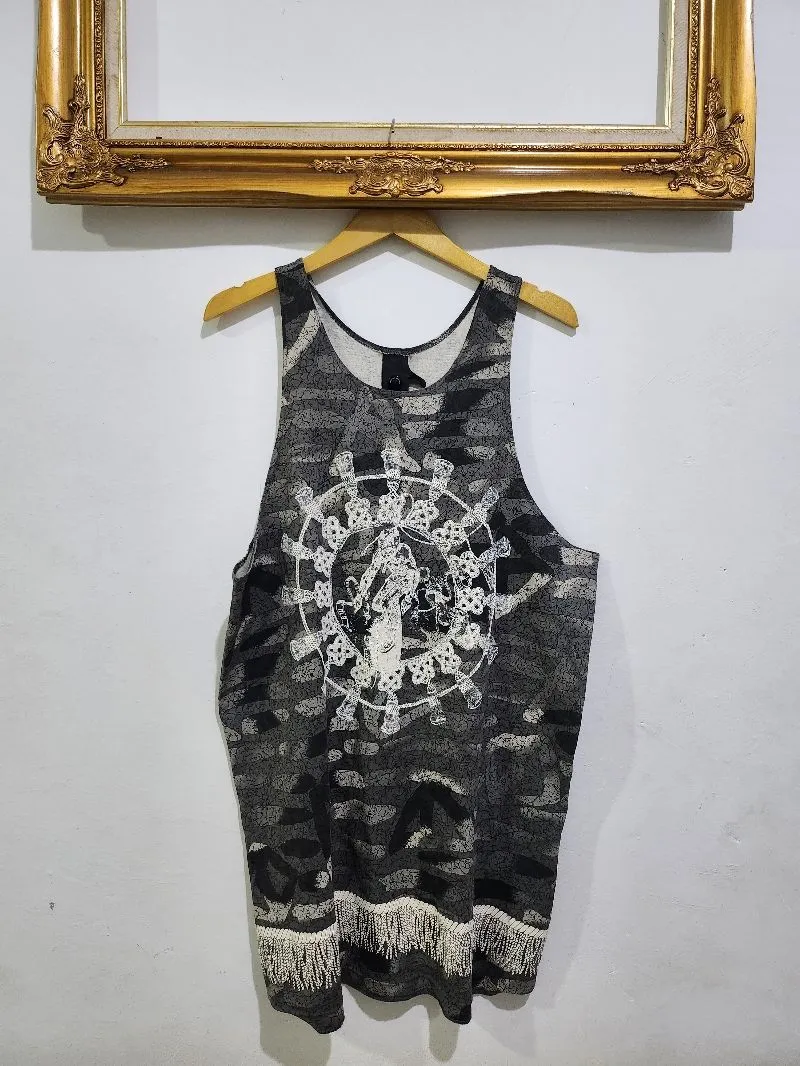 Bernhard willhelm BERNHARD WILLHELM タンクトップ　メンズ 総柄　美品 Sサイズ photo 1