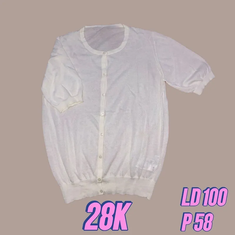 Uniqlo Casual Cardigan Wanita white photo 1