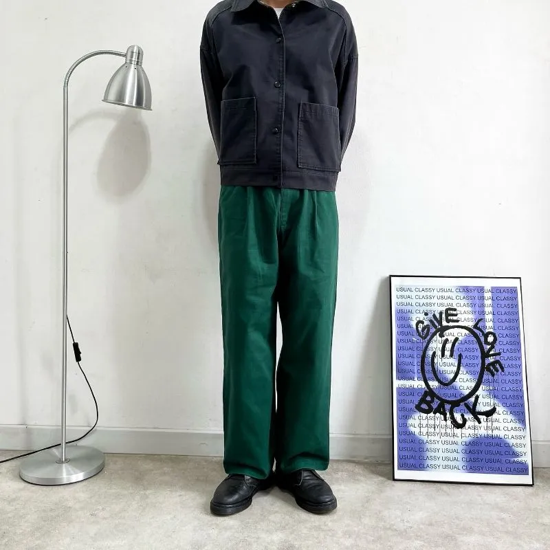 Wego ralaxed longpants dark green, Loose Fit photo 1