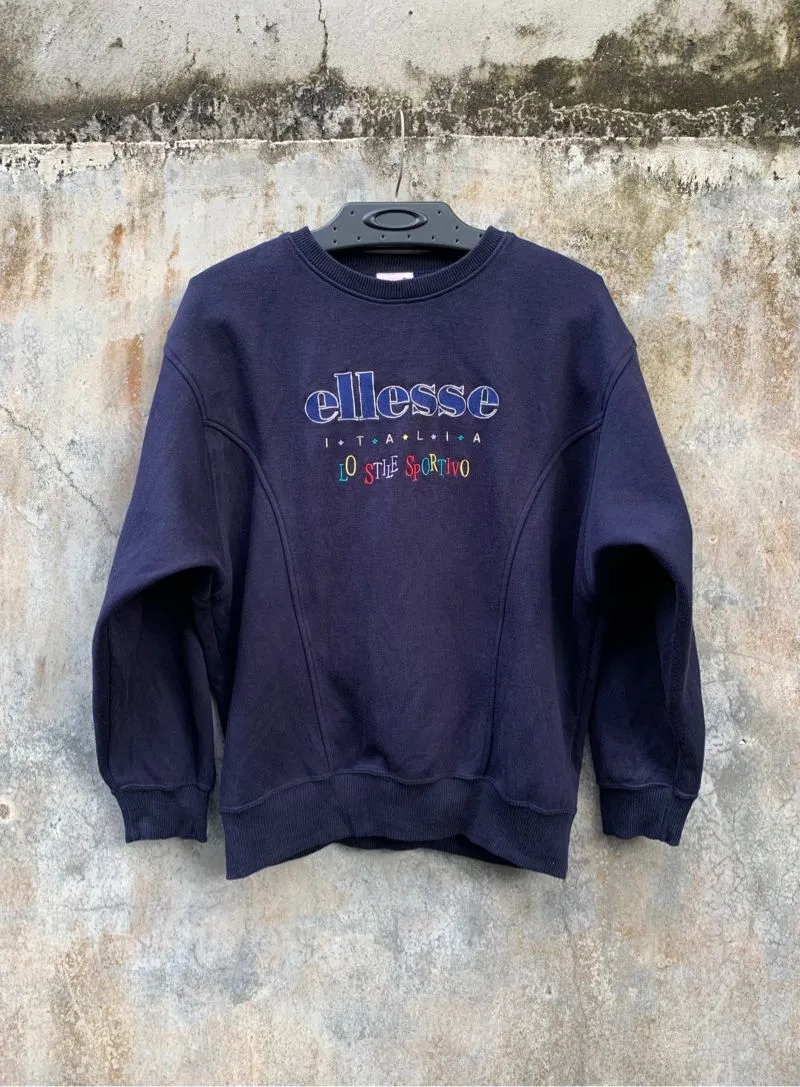 Vintage Ellesse Italia Sport Navy Crewneck photo 1