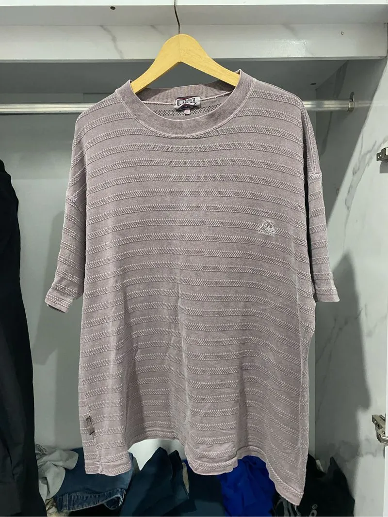 Vintage 90s Quiksilver Striped Shirt photo 1
