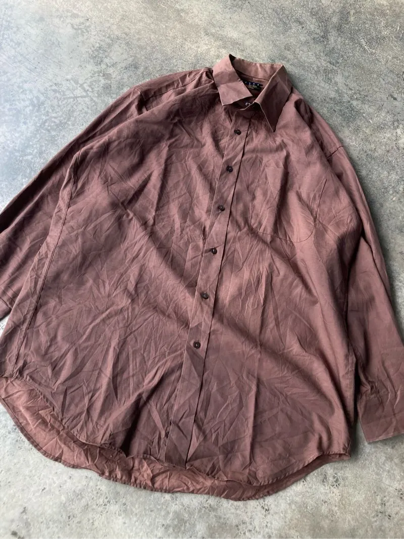 SISSY by Kansai Yamamoto Brown Shirt - yohji yamamoto photo 1