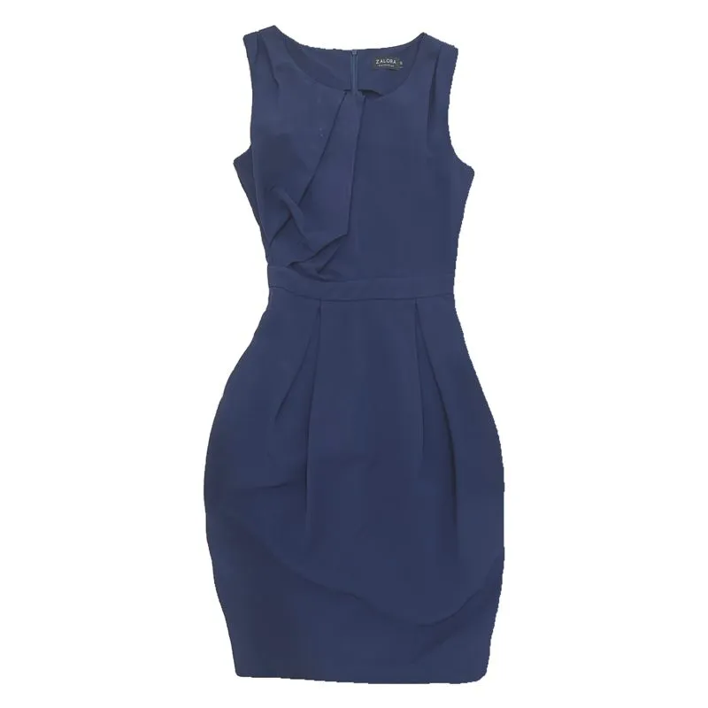 navy tulip sheath dress  photo 1