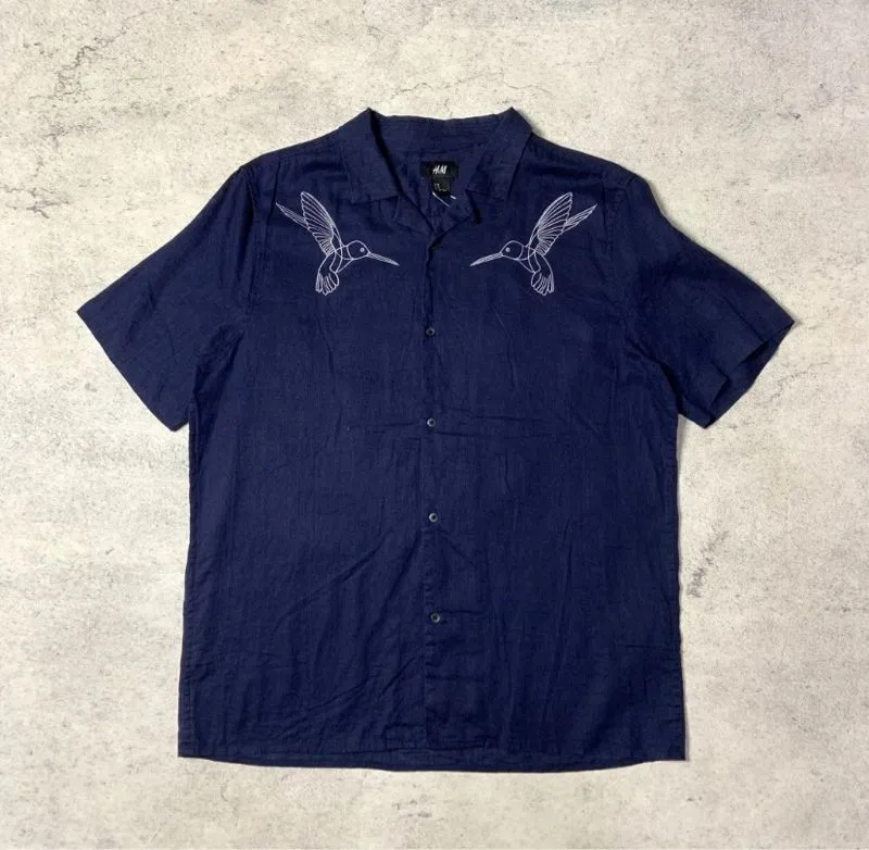 H&M kemeja pendek M photo 1