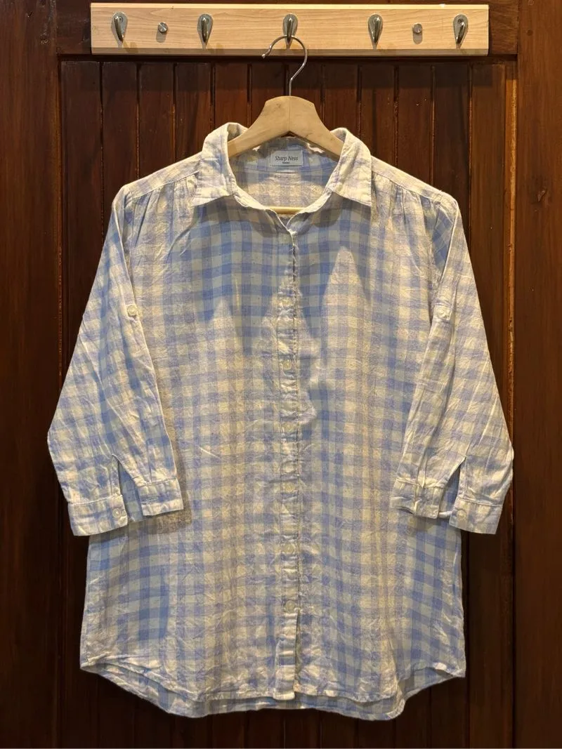 Kemeja kotak kotak biru photo 1
