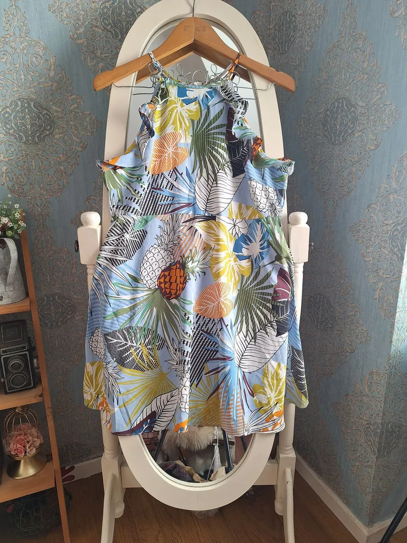 Casual Summer dress Wanita multicolor photo 1