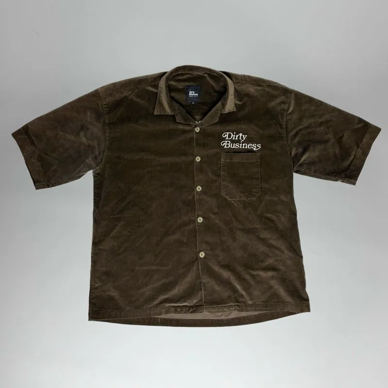 DIRTY BUSINESS WORK SHIRT ORELLA BROWN CORDUROY photo 1