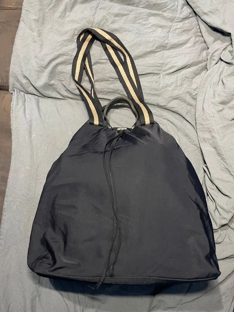 NOUER TOTE BAG SERUT NYLON BLACK photo 1