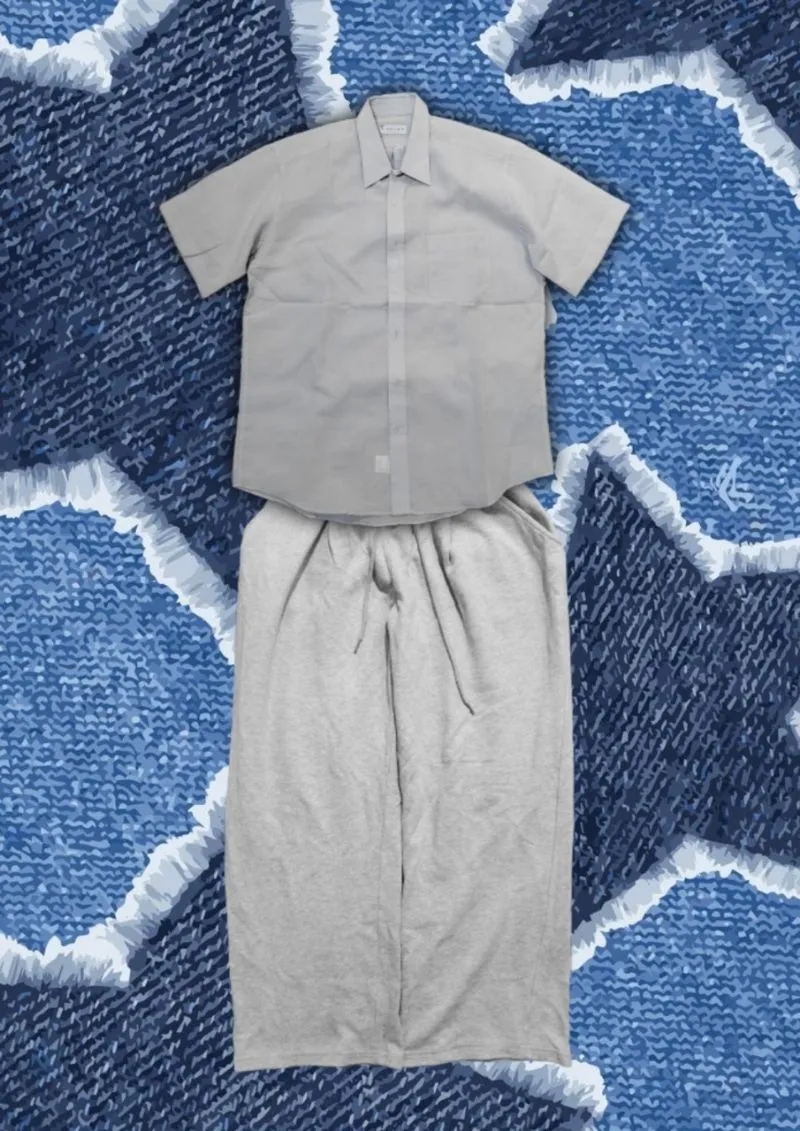 sweatpants baggy tebal+summer shirt by carven paris photo 1