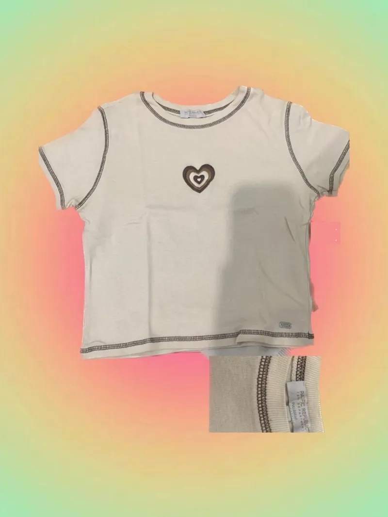 pull and bear crop tee photo 1