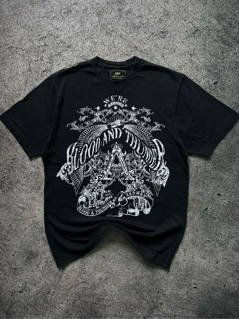 Akademiks Vintage Y2k Blood and Thunder T-Shirt photo 1