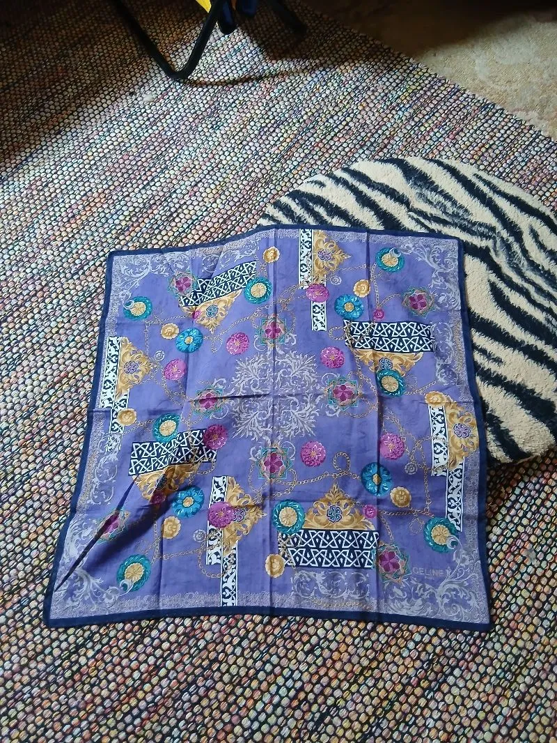 Vtg Celine Paris Bandana photo 1