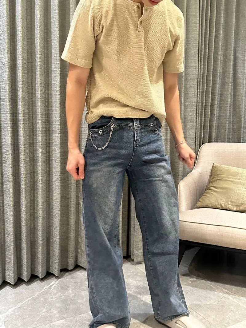 👖Light blue baggy  photo 1