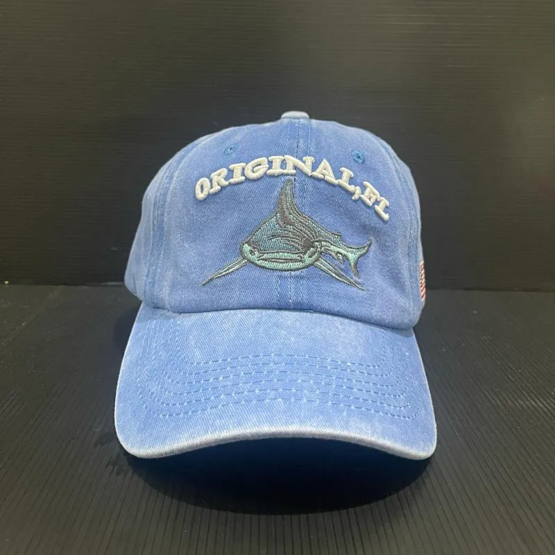 Vintage Topi Baseball Blue Shark Florida Preloved photo 1