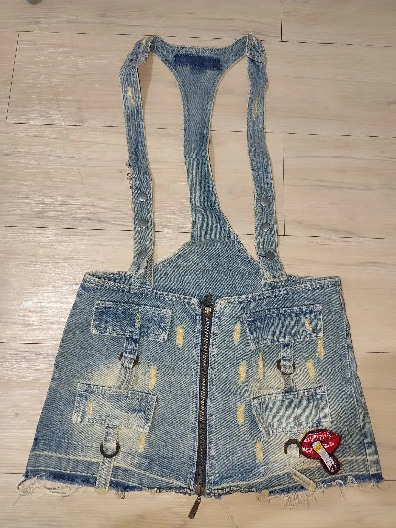 Y2K Vintage Denim Skirt/Rok Denim Jumpsuit photo 1