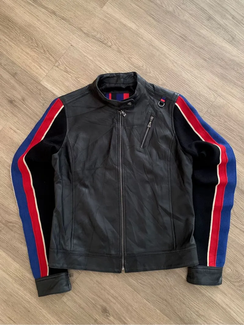 A6 CAFERACER LEATHER JACKET | BIKER | OUTER |CASUAL photo 1