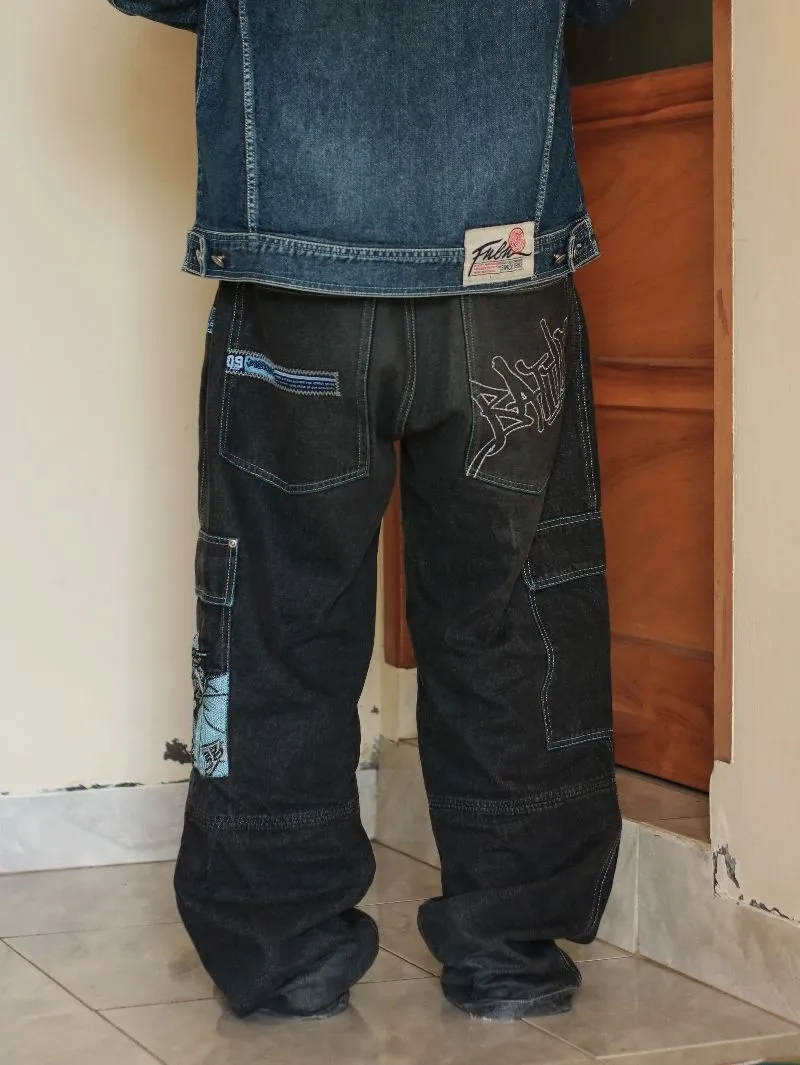 Bobby gang cargo jeans baggy y2k not sohk southpole jnco Preloved