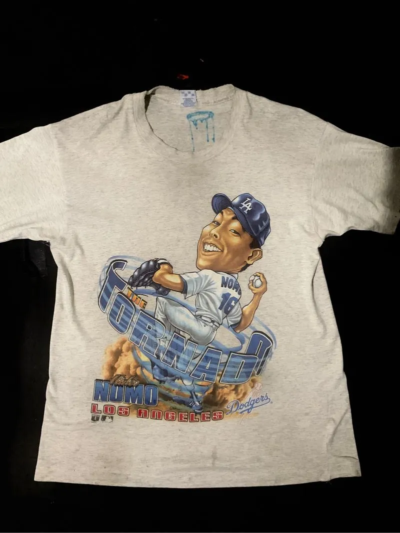 Dodgers Nomo T shirt photo 1