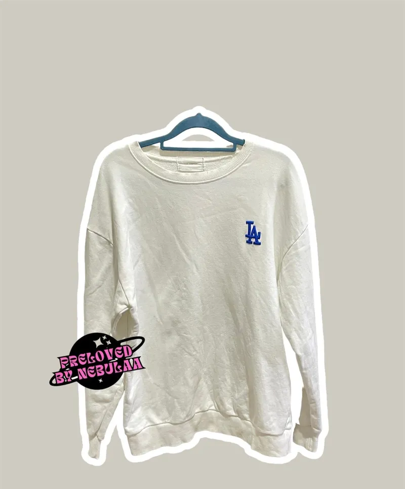 Casual Sweatshirt Pria white photo 1