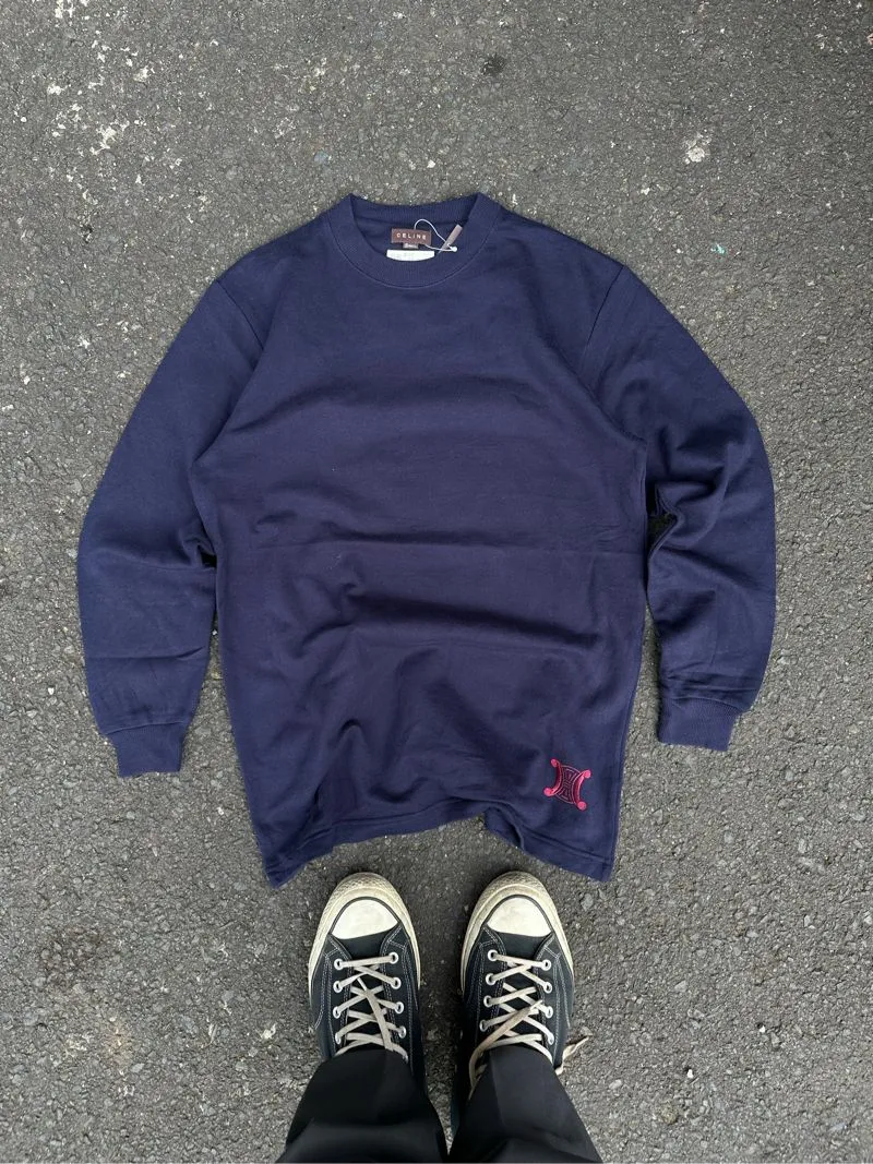 celine longsleeve small logo shirt kaos lengan pendek photo 1