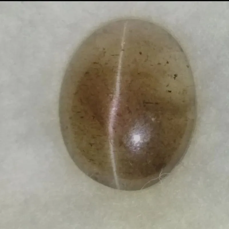 batu mulia permata silimanite cat eye 2 titik 10ct photo 1