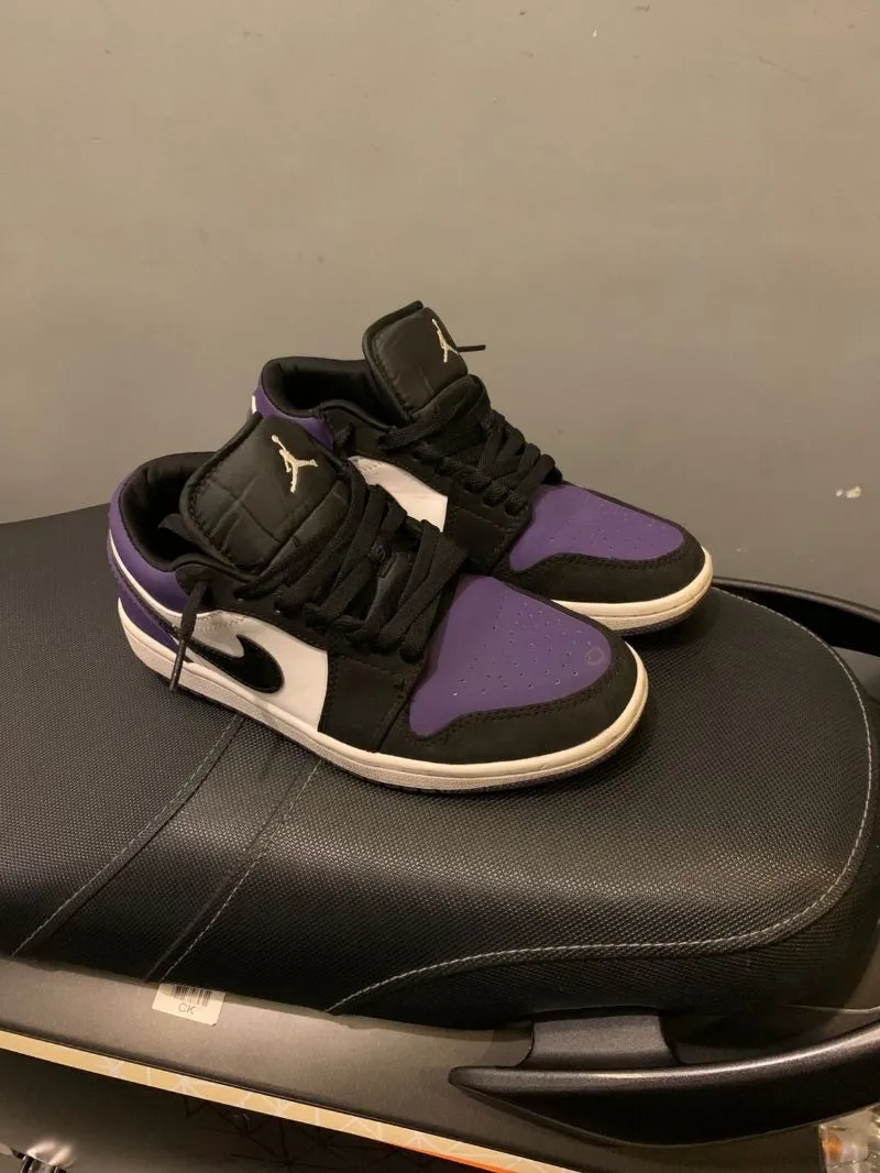 Air jordan 1 low court purple photo 1