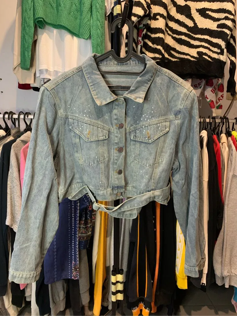 Jaket jeans crop blink photo 1