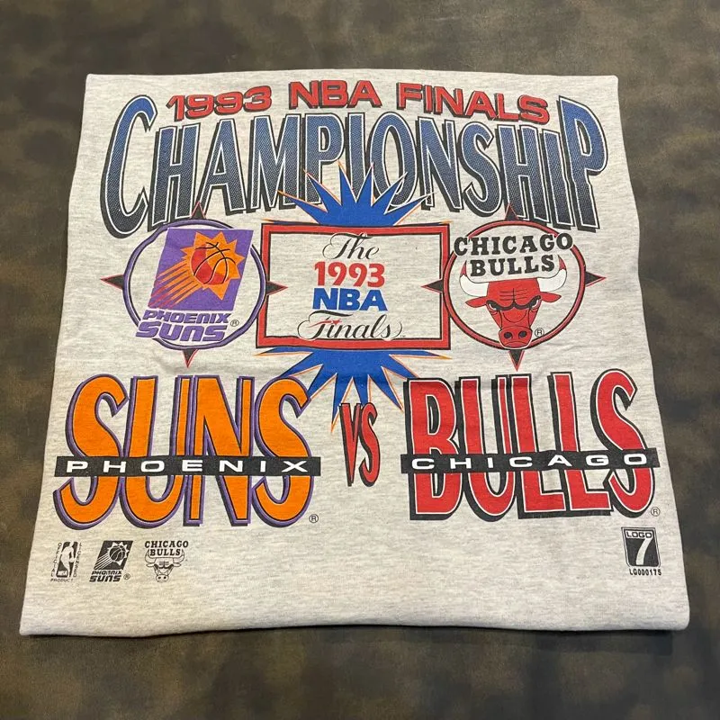 Tshirt basket Sun VS Bulls champions 1993 photo 1