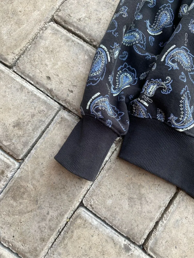 THISISNEVERTHAT PAISLEY PULL OVER HOODIE Preloved