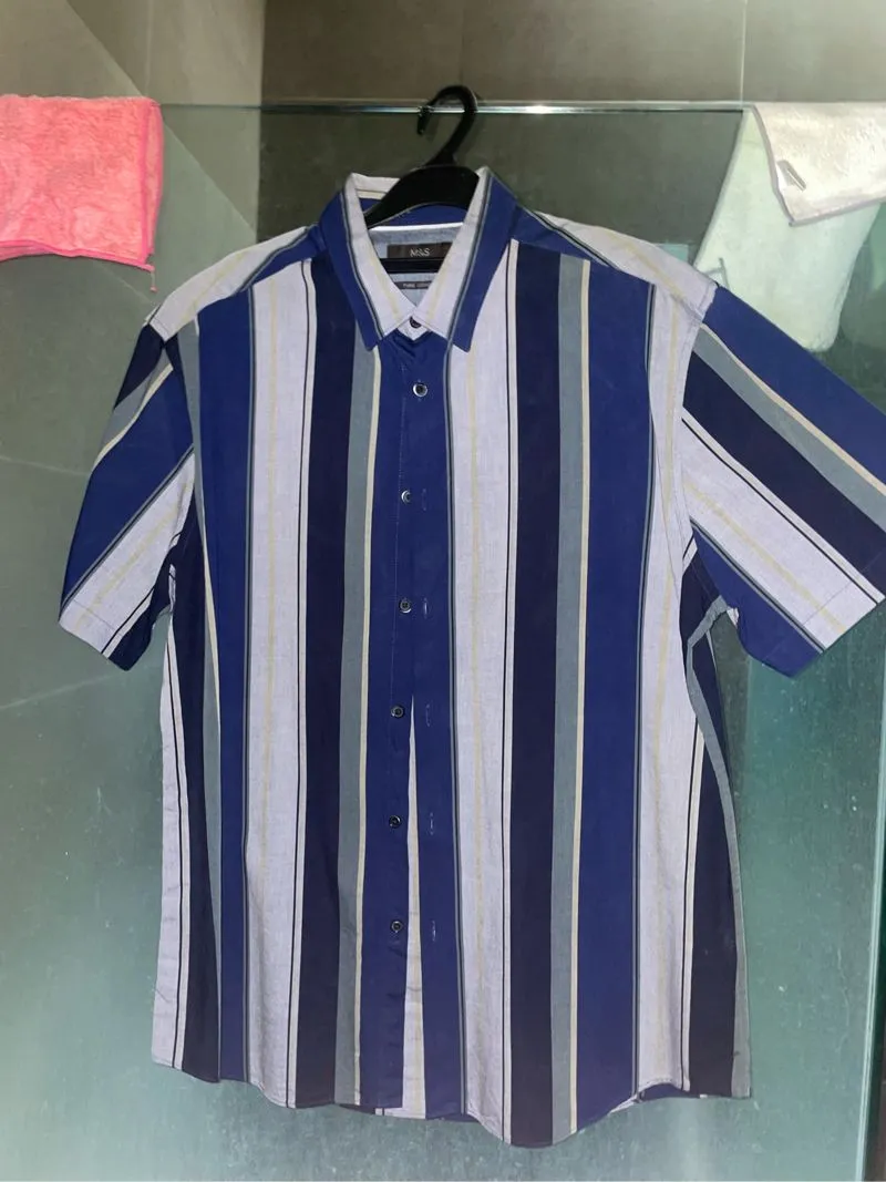 Kemeja M&S 100% ori, Negotiable photo 1