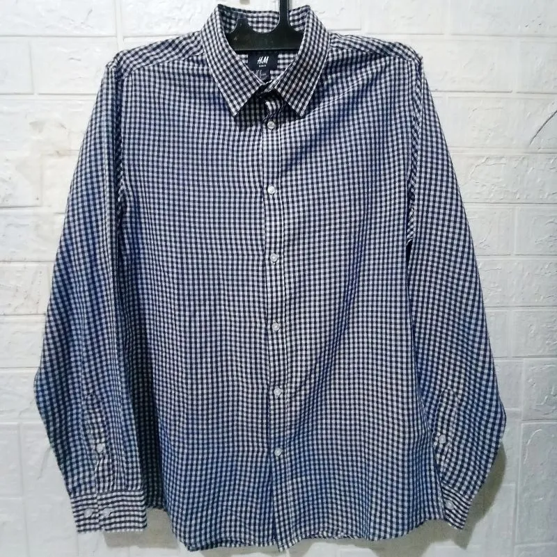 Kemeja casual art H&M photo 1