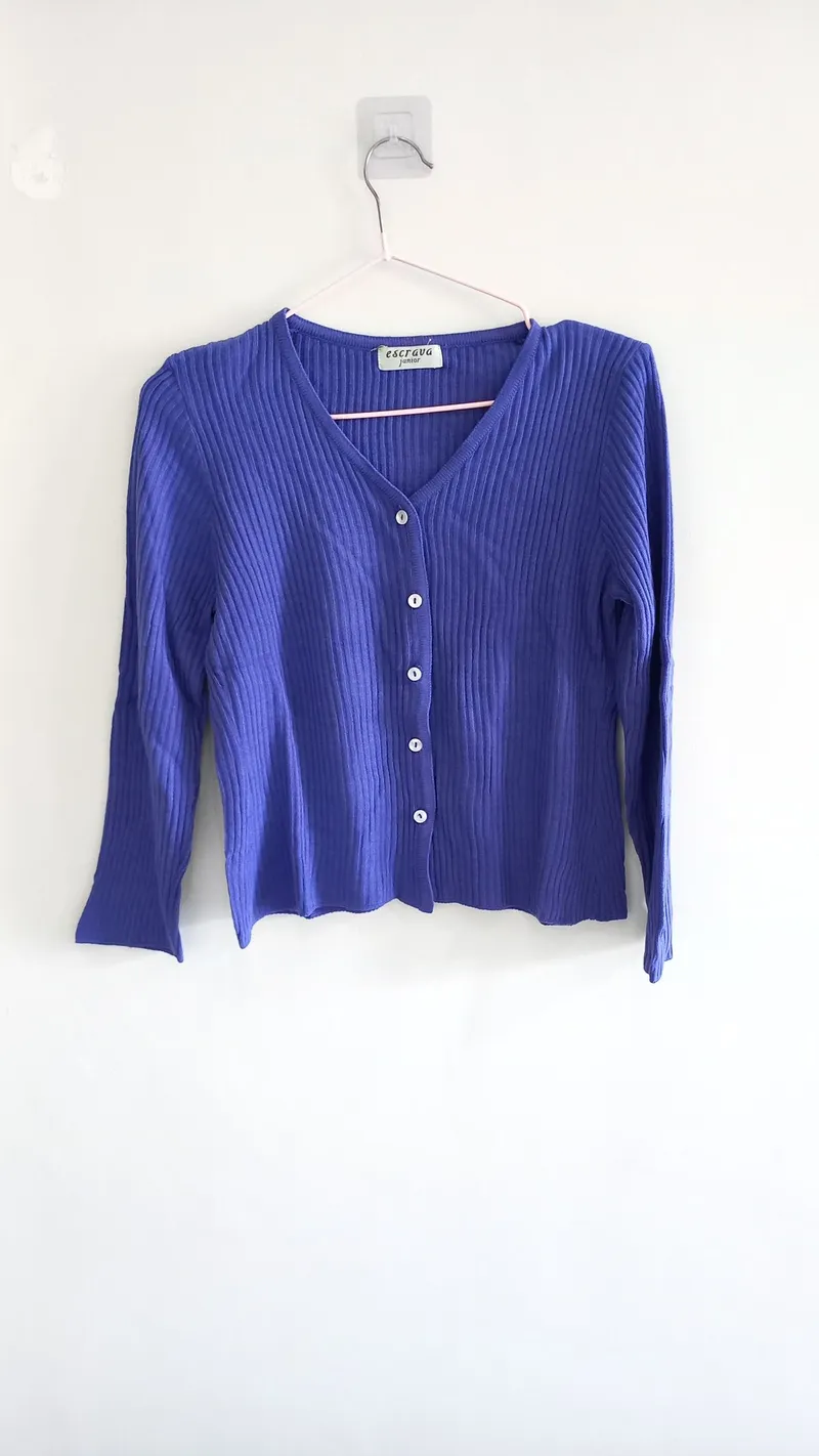 Casual Cardigan Wanita purple photo 1