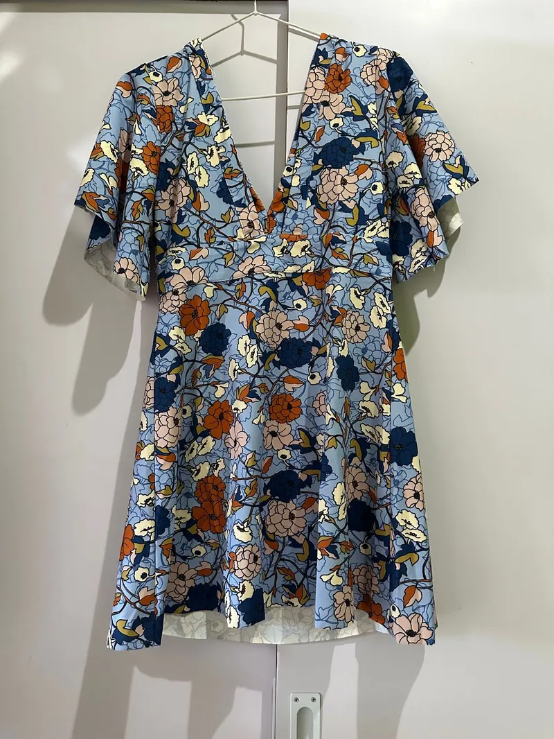 Casual Summer dress Wanita blue photo 1