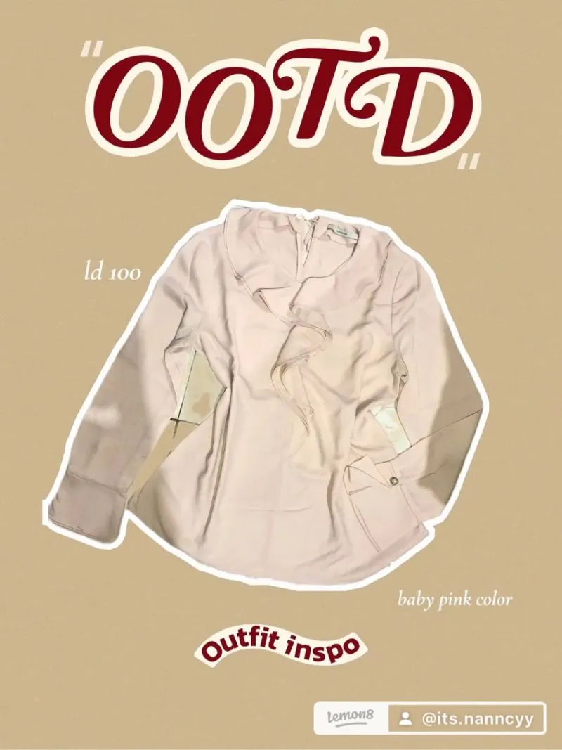 Blouse baby pink  photo 1