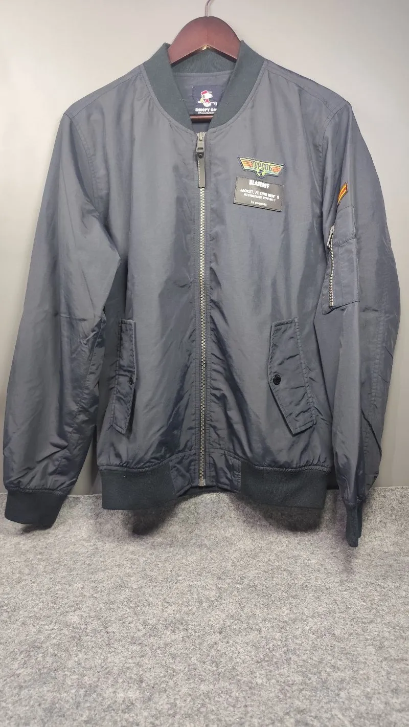 Jaket Bomber Snoopy Golf Peanuts Worldwide Unisex Stylish photo 1