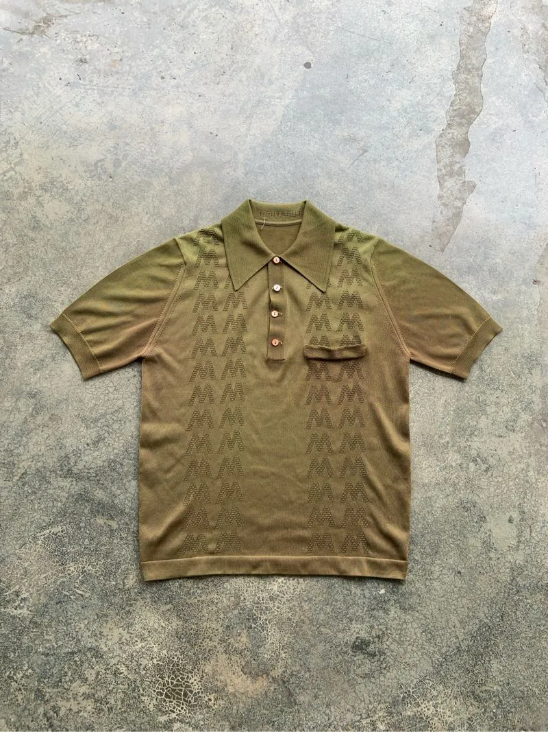 Vintage 70’s Montagut France Green Polo Shirt  photo 1