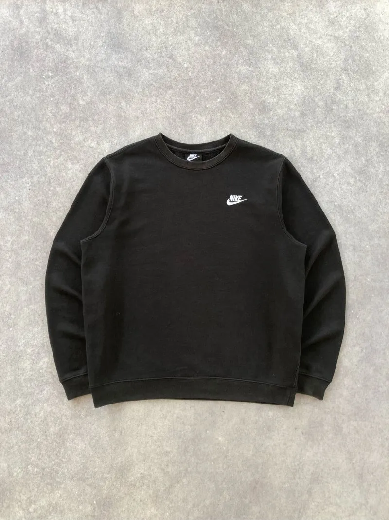 Nike Small Swoosh Black Sweatshirt photo 1