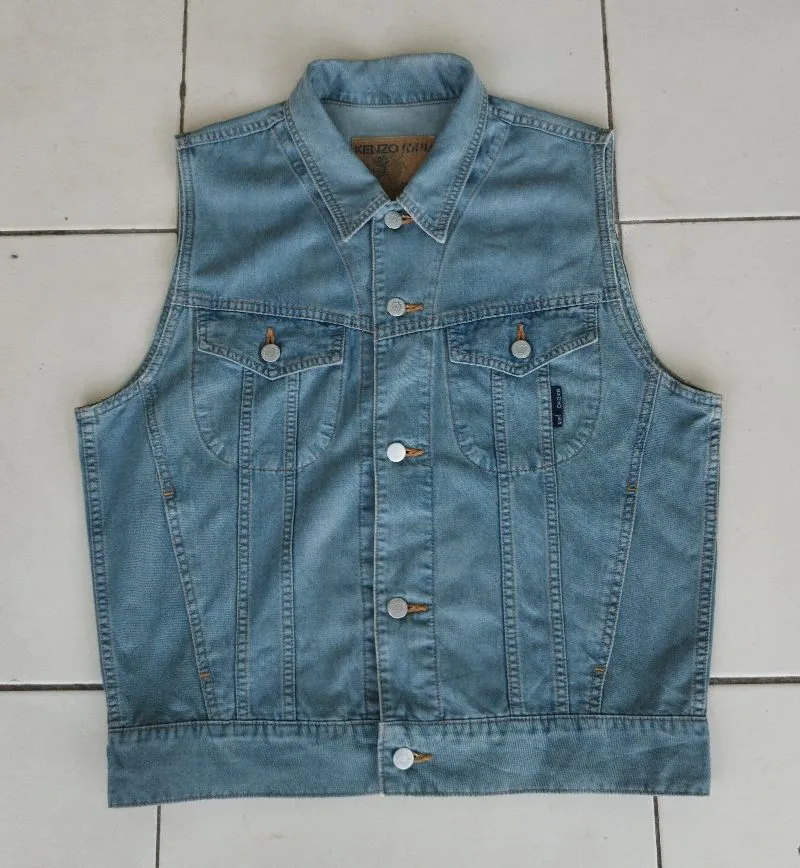 Vest denim vintage kenzo jeans photo 1