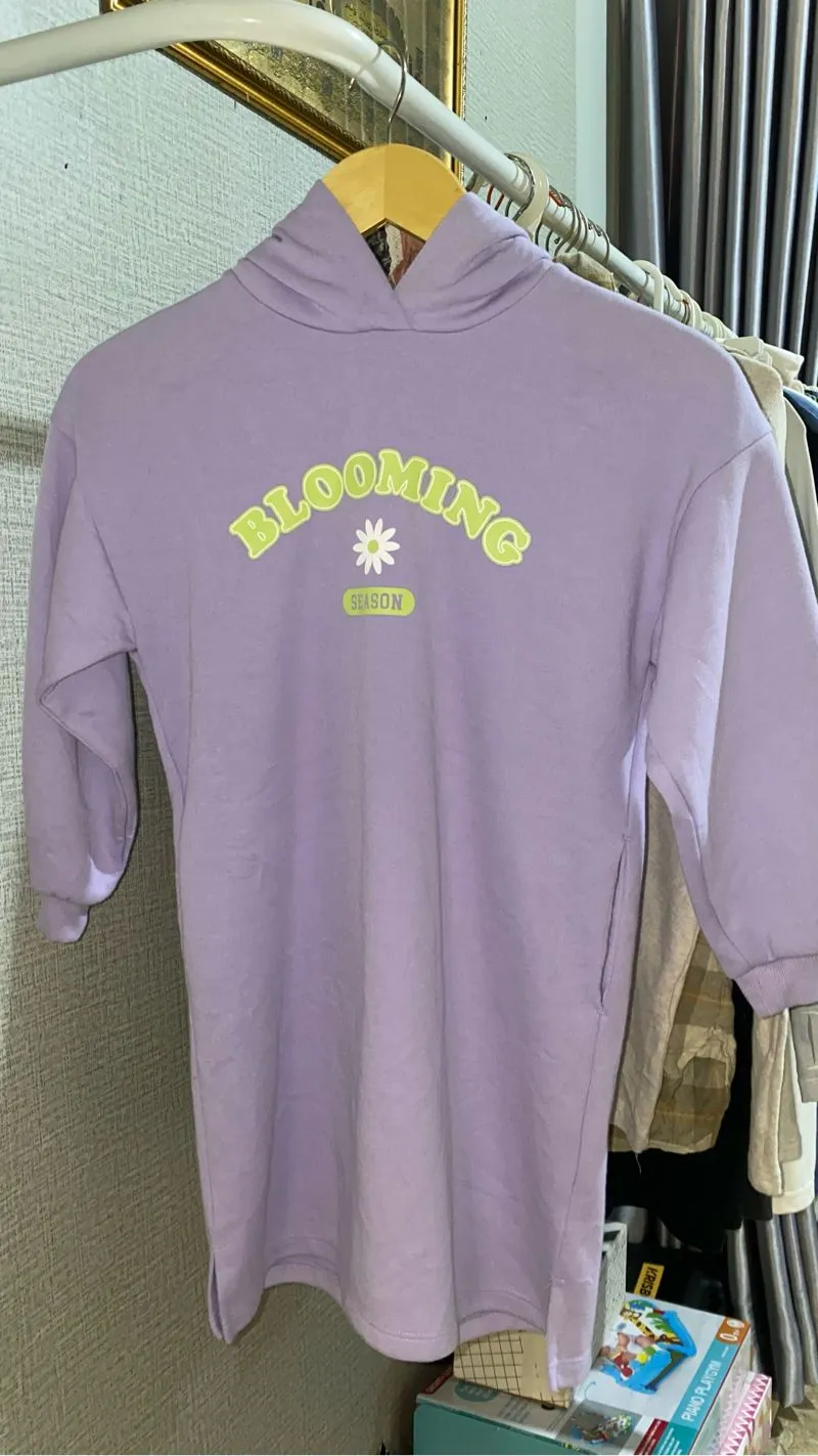 Hoodie anak purple  photo 1