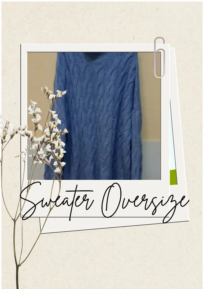 Sweater Rajut Dewasa Oversize  photo 1