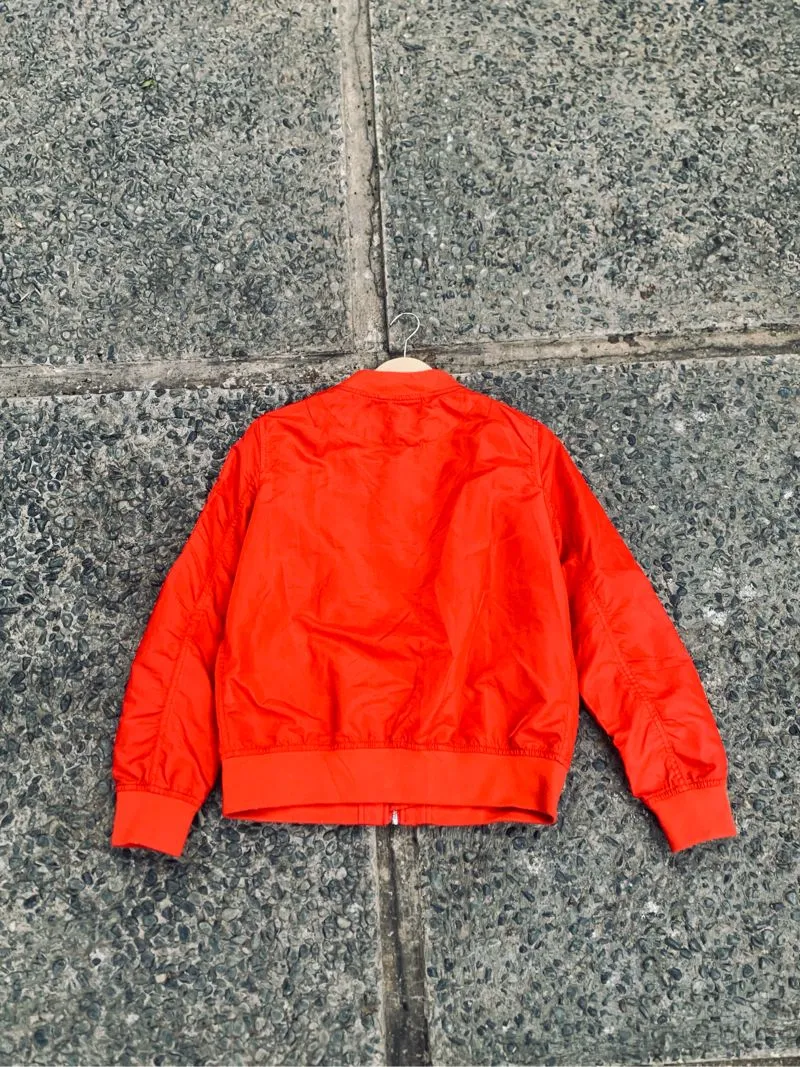 Preloved Jaket Bomber SPAO Merah Size L Original Mulus Preloved