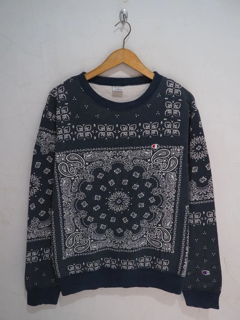 CHAMPION PAISLEY SWEATSHIRT photo 1