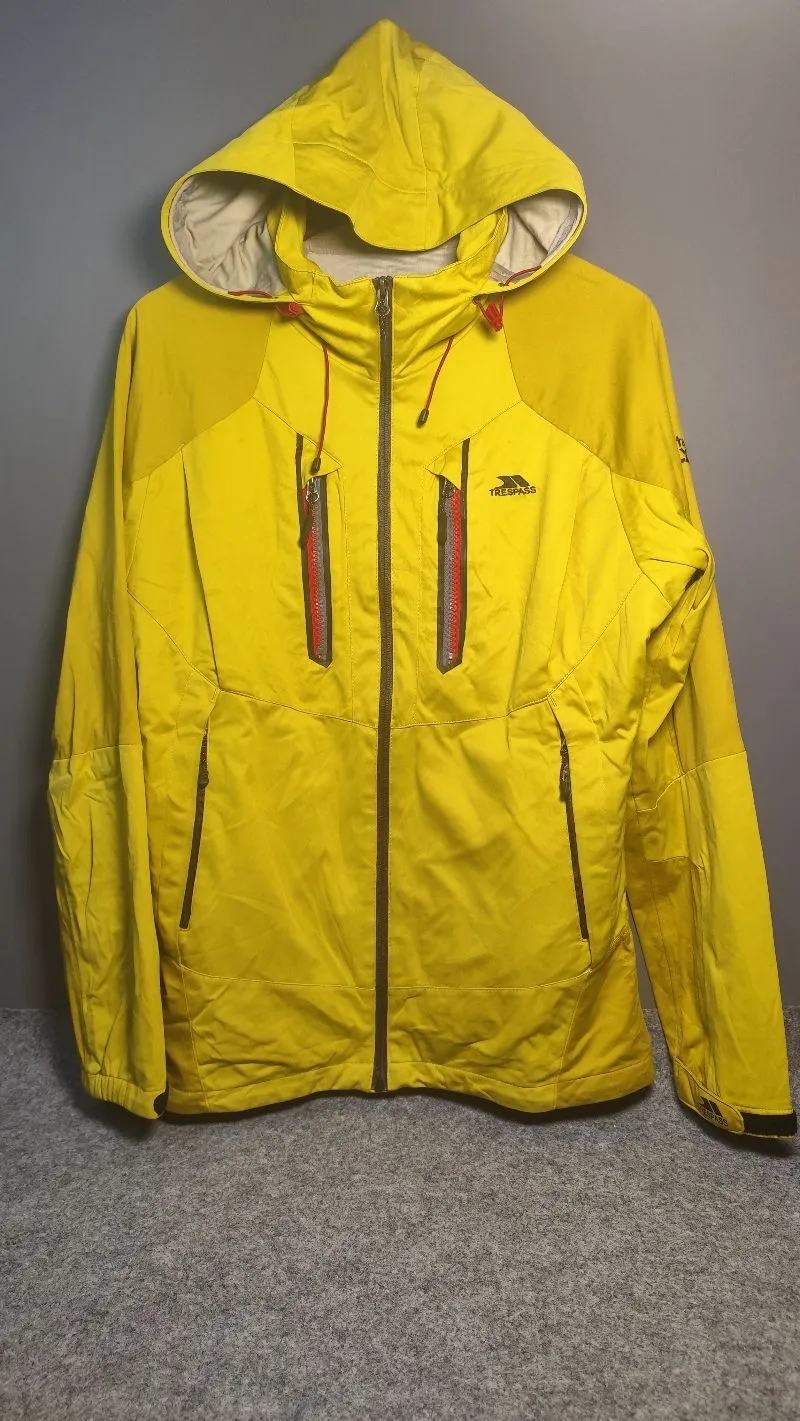 Jaket Gunung Trespass DLX Kuning Waterproof Outdoor Unisex photo 1