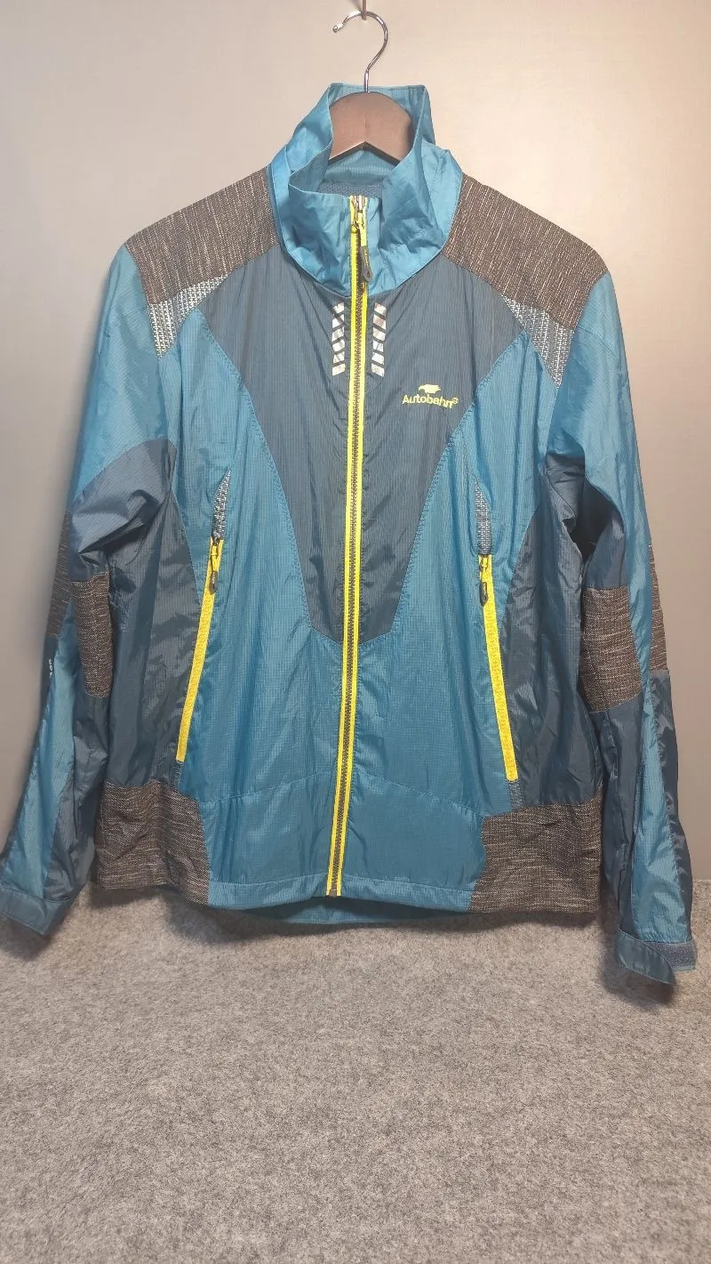 Jaket Hiking Gunung Autobahn Waterproof Warna Biru Abu photo 1