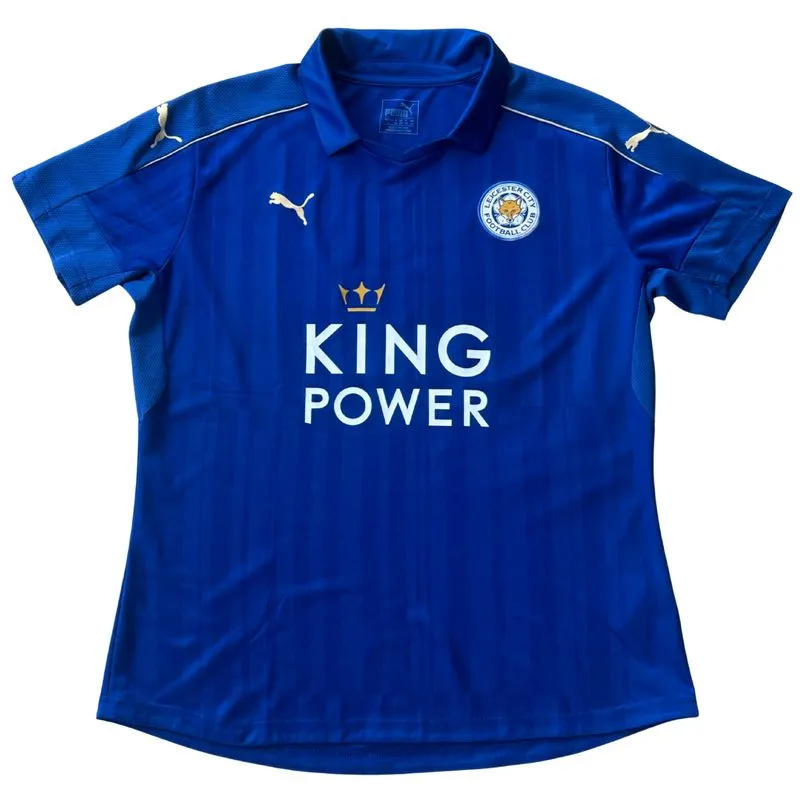 Leicester City Home 2016-2017 #9 Jamie Vardy Original Jersey photo 1